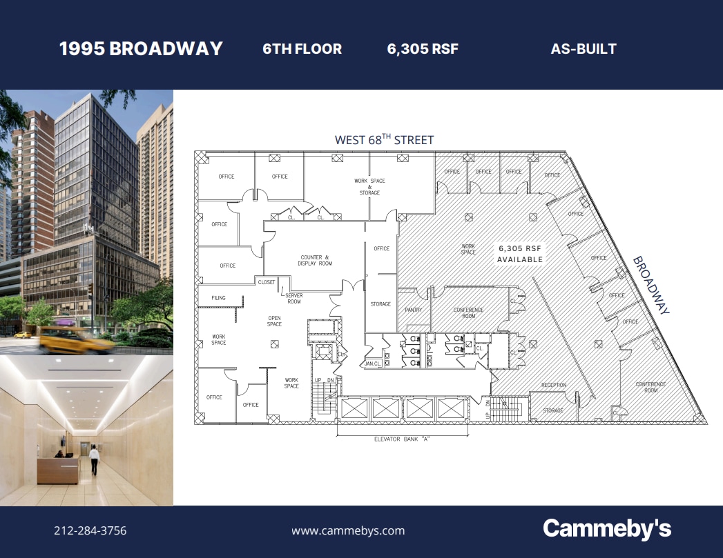1995 Broadway, New York, NY à louer Plan d’étage- Image 1 de 1