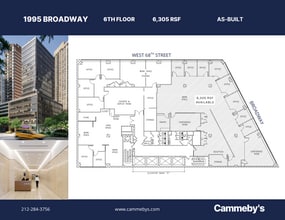 1995 Broadway, New York, NY à louer Plan d’étage- Image 1 de 1