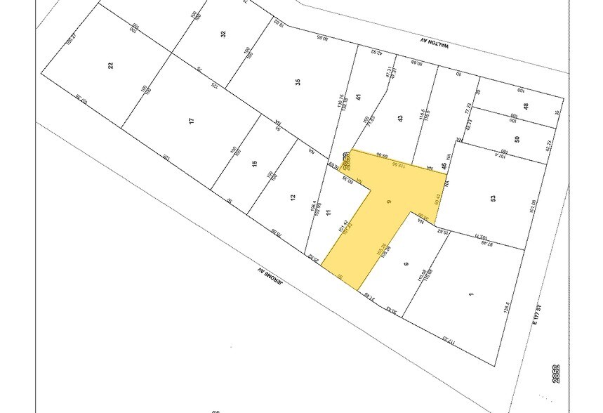 1932 Jerome Ave, Bronx, NY à louer - Plan cadastral - Image 3 de 8
