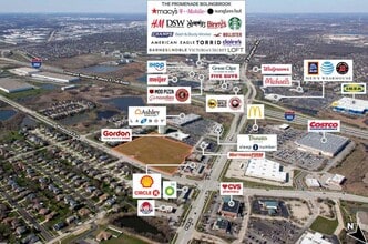 SWC E Boughton Rd, Woodridge, IL - Aerial  map view