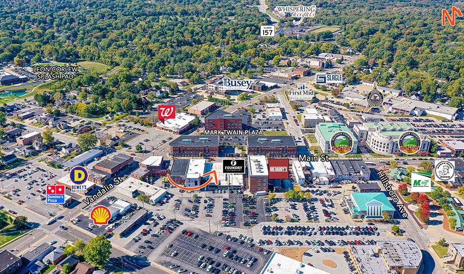 120 N Main St, Edwardsville, IL à louer - Photo du bâtiment - Image 2 de 2