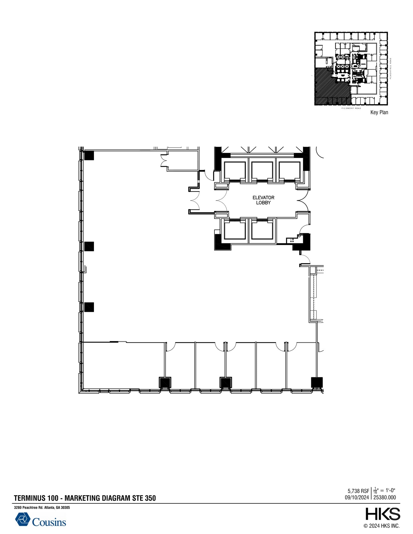 3280 Peachtree Rd, Atlanta, GA for lease Site Plan- Image 1 of 2