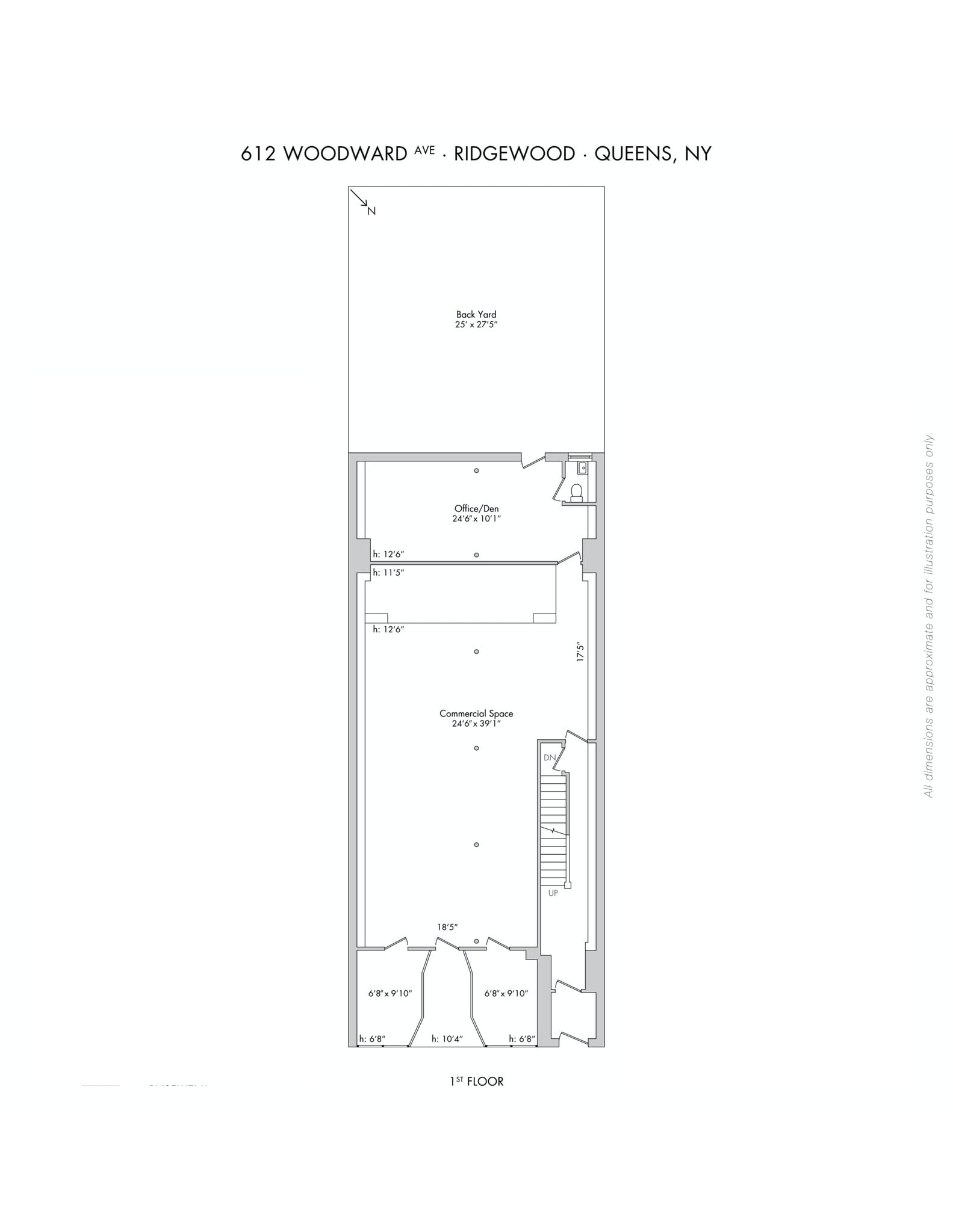 612 Woodward Ave, Ridgewood, NY for lease Site Plan- Image 1 of 1