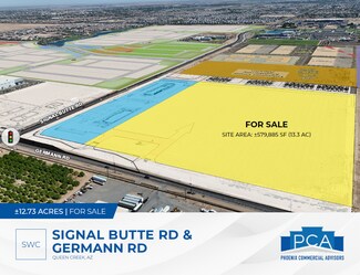 Plus de détails pour SWC Signal Butte & Germann Road, Queen Creek, AZ - Terrain à vendre