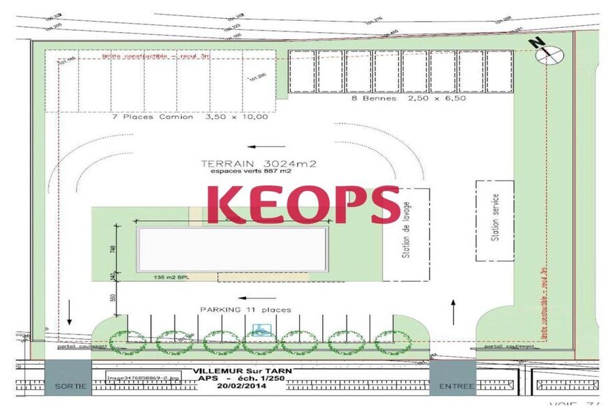 Flex in Villematier for sale - Site Plan - Image 2 of 4