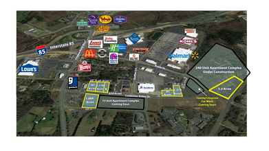 Coldwater Ridge Dr, Kannapolis, NC - Aérien Vue de la carte - Image1