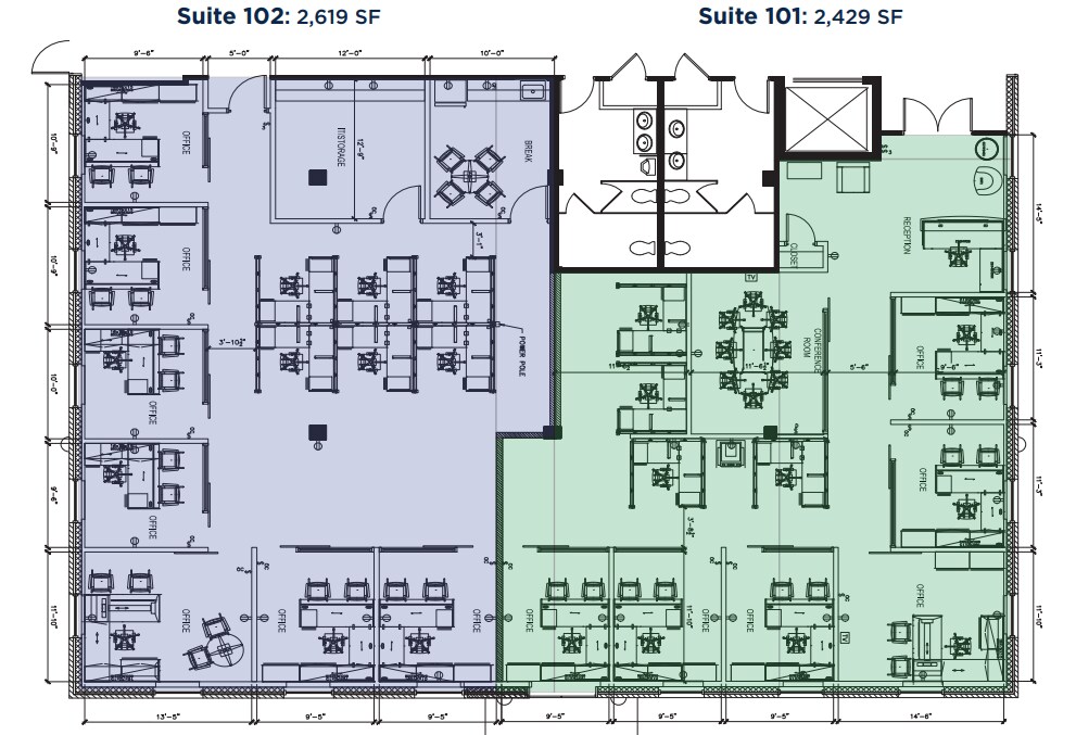 180 E Main St, Smithtown, NY à louer Plan d’étage- Image 1 de 1