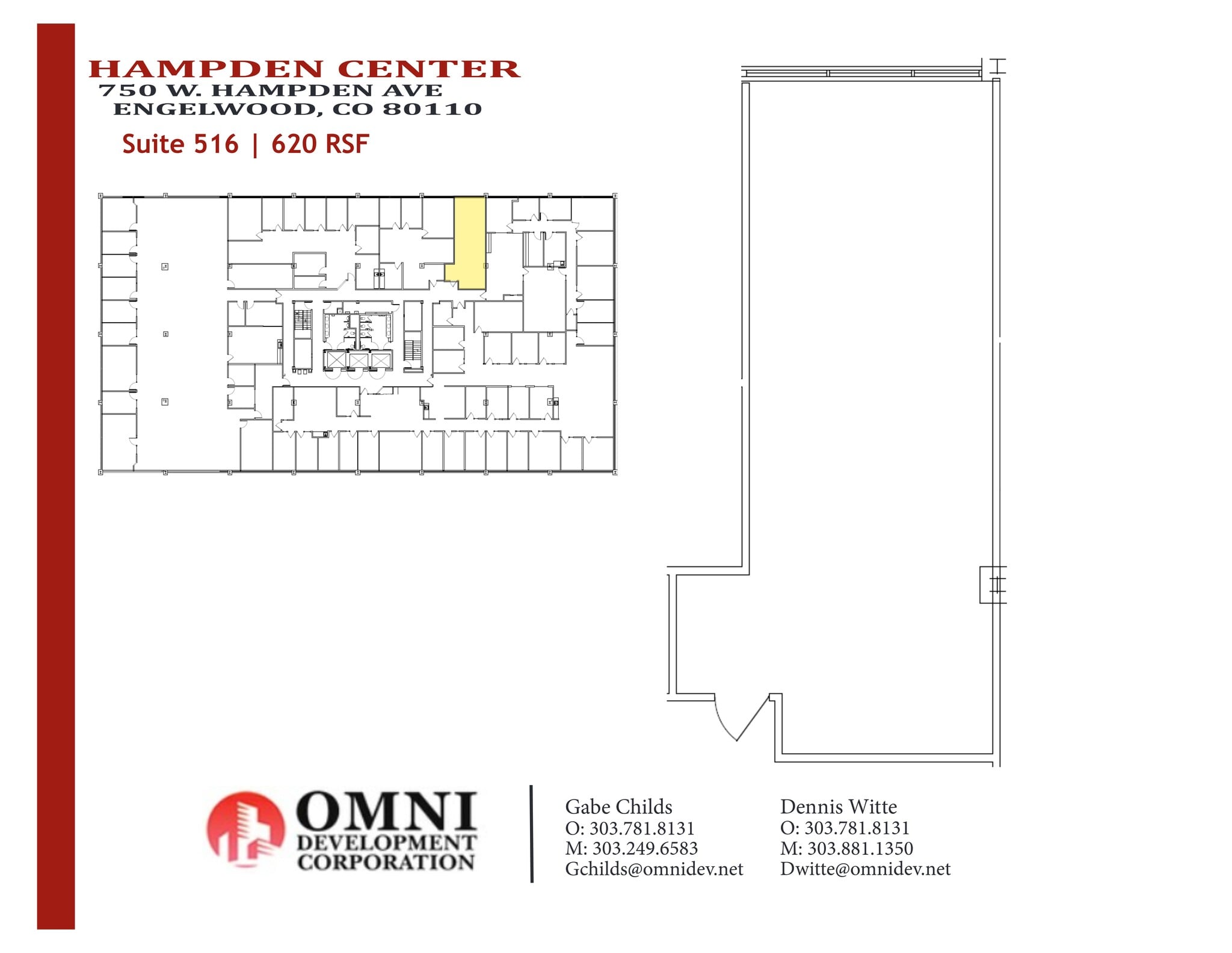 750 W Hampden Ave, Englewood, CO for lease Site Plan- Image 1 of 5