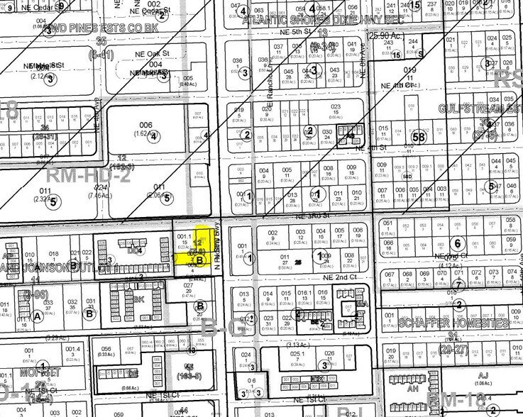 219-225 N Federal Hwy, Hallandale Beach, FL à louer - Plan cadastral - Image 3 de 4