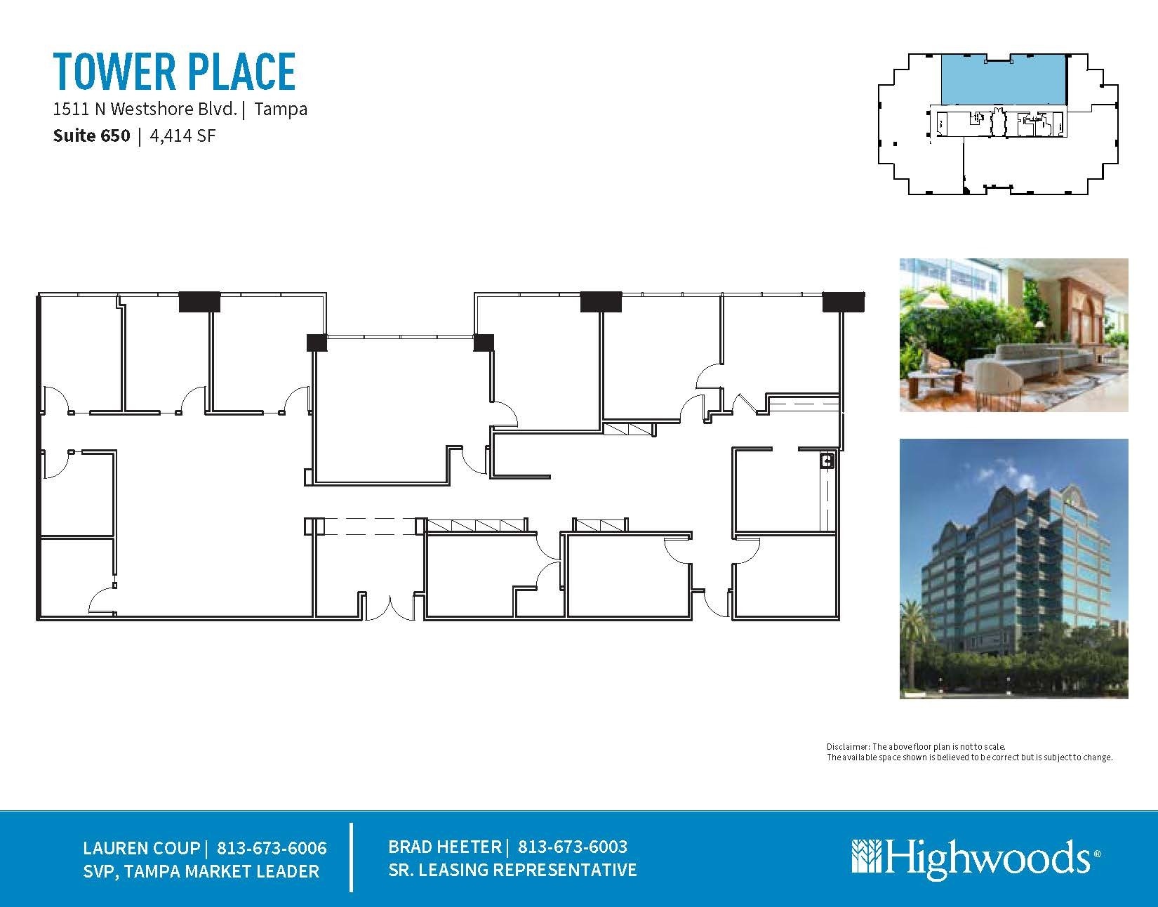 1511 N Westshore Blvd, Tampa, FL for lease Floor Plan- Image 1 of 1