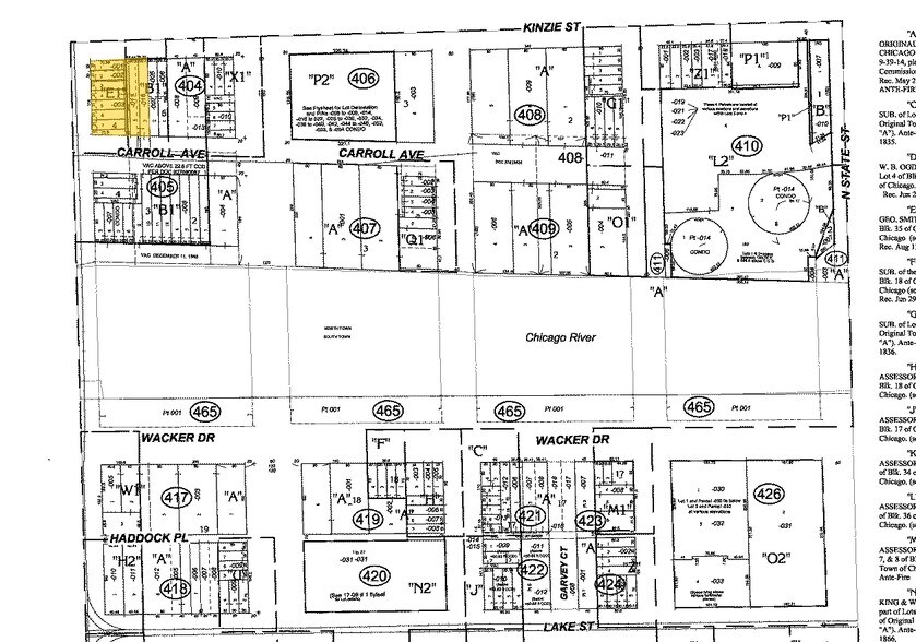 161 W Kinzie St, Chicago, IL à louer - Plan cadastral - Image 2 de 91