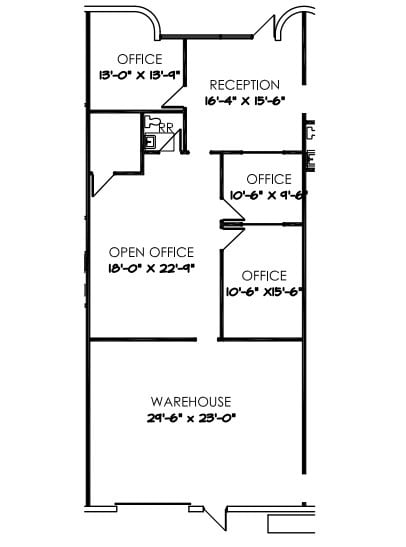 2245 W University Dr, Tempe, AZ for lease Floor Plan- Image 1 of 1