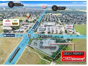 1305 W Belt Line Rd, DeSoto, TX - AERIAL  map view - Image1