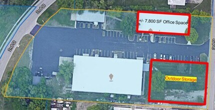 12604A 3rd, Grandview, MO - AERIAL map view