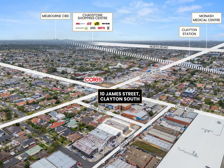 10 James Street, Clayton South for sale - Aerial - Image 2 of 6