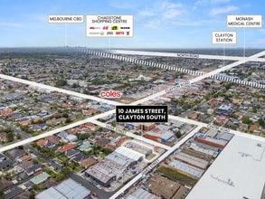 10 James Street, Clayton South, VIC - Aerial map view