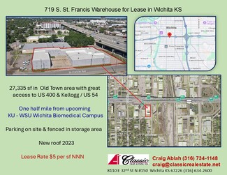 More details for 719 S St Francis St, Wichita, KS - Industrial for Lease