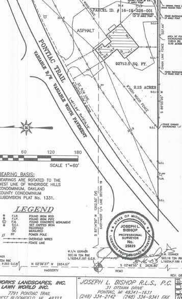 7791 Pontiac Trl, West Bloomfield, MI for sale - Site Plan - Image 3 of 3