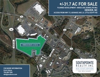 Plus de détails pour 7314 Highway 73 N, Denver, NC - Terrain à vendre