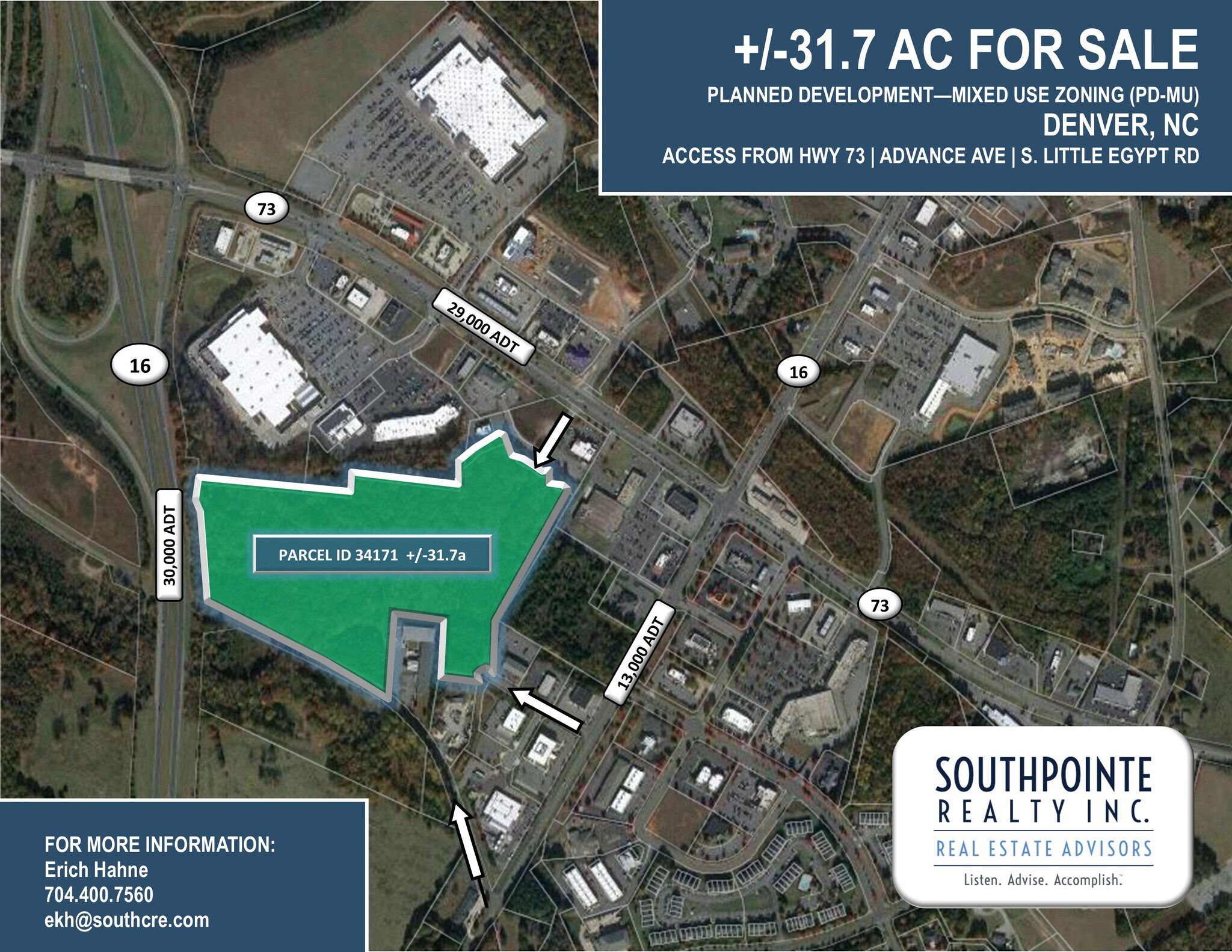 7314 Highway 73 N, Denver, NC à vendre Photo principale- Image 1 de 3