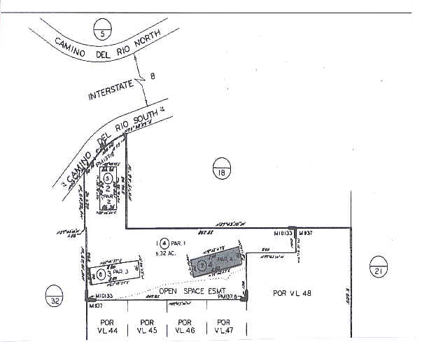 2535 Camino Del Rio S, San Diego, CA for lease - Plat Map - Image 2 of 25