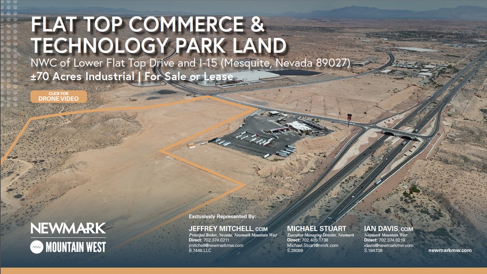 NWC of Lower Flat Top Drive and I-15, Mesquite, NV à vendre - Photo du bâtiment - Image 1 de 4