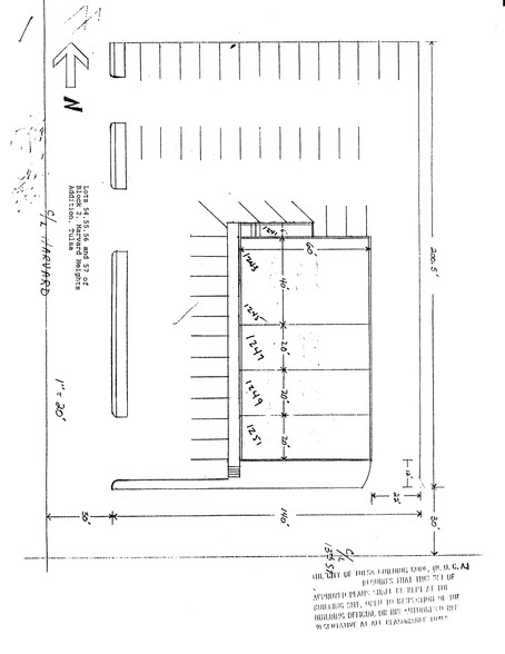 1241-1251 S Harvard Ave, Tulsa, OK à louer - Plan de site - Image 3 de 3