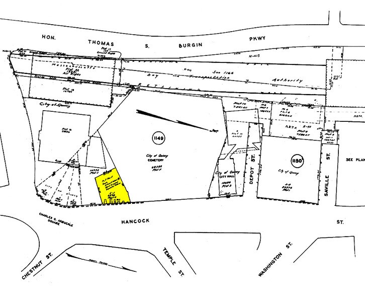 1359 Hancock St, Quincy, MA à louer - Plan cadastral - Image 2 de 6