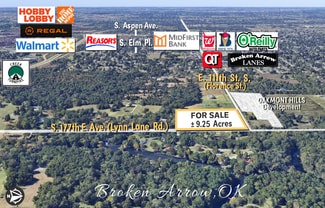 More details for 111th St (Florence) & S. Lynn Lane Rd, Broken Arrow, OK - Land for Sale