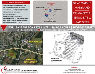 Plus de détails pour 5209 Green Valley Rd, Monrovia, MD - Terrain à louer