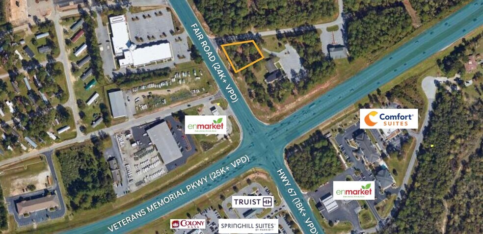 1608 Fair Rd, Statesboro, GA à louer - Photo du bâtiment - Image 2 de 14