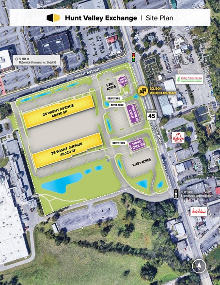 Wight Ave, Cockeysville, MD à louer - Plan de site - Image 2 de 2