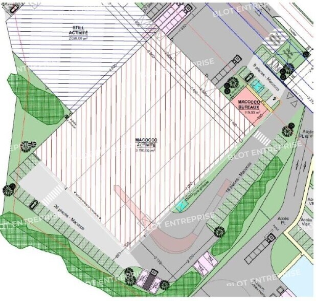 1 Rue De L'Atlantique, Les Sorinières à louer - Plan de site - Image 2 de 4