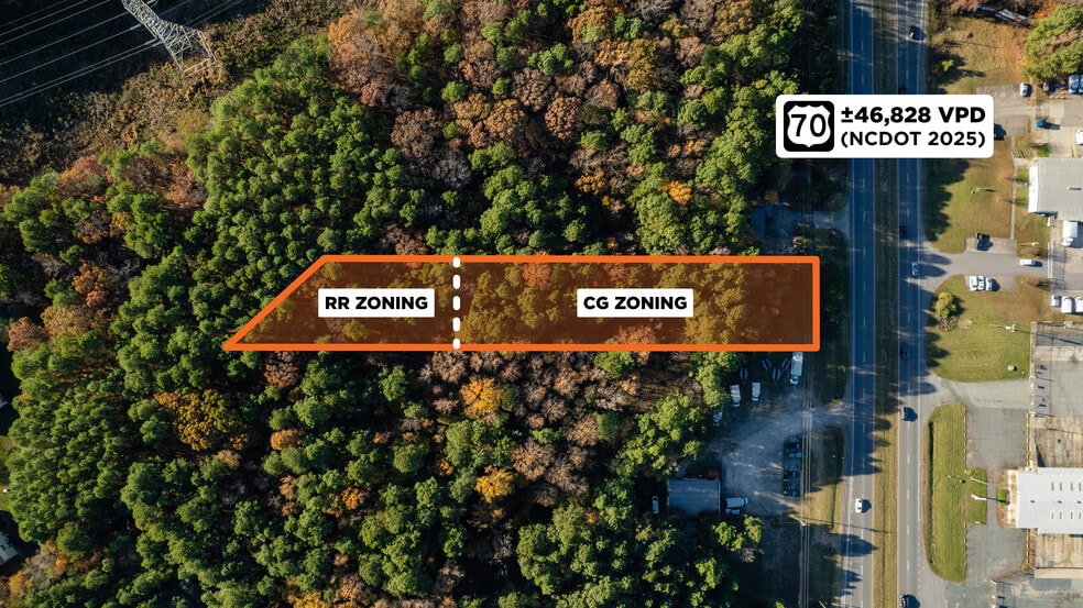 3128 Us-70 Hwy, Durham, NC à vendre - Aérien - Image 3 de 7