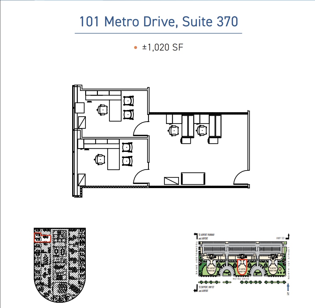 25 Metro Dr, San Jose, CA for lease Floor Plan- Image 1 of 1
