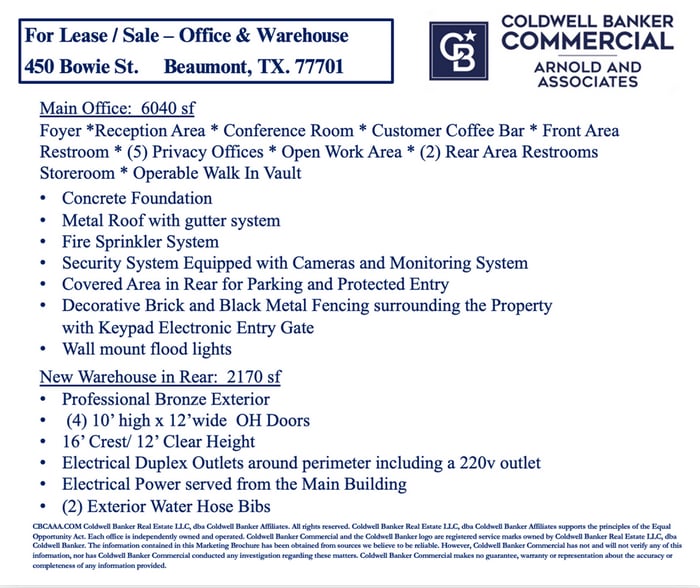 450 Bowie, Beaumont, TX for lease - Building Photo - Image 3 of 6