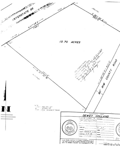 503 Ross Pl, Lavonia, GA à vendre - Plan cadastral - Image 2 de 2