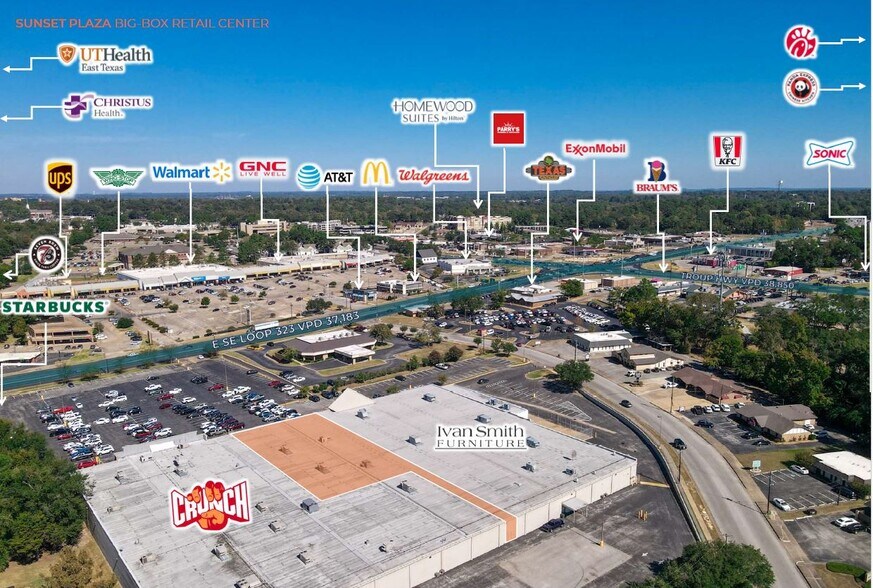 1909 ESE Loop 323, Tyler, TX à louer - Photo du bâtiment - Image 2 de 5