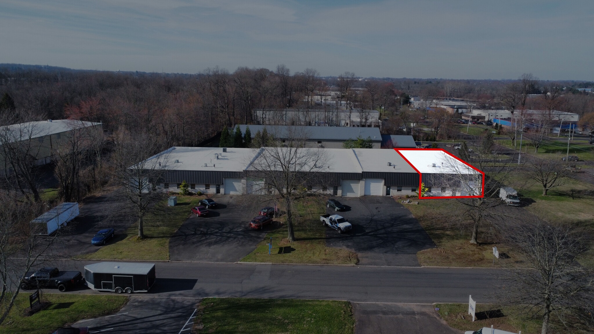 120-130 Industrial Dr, Warminster Township, PA for lease Aerial- Image 1 of 3