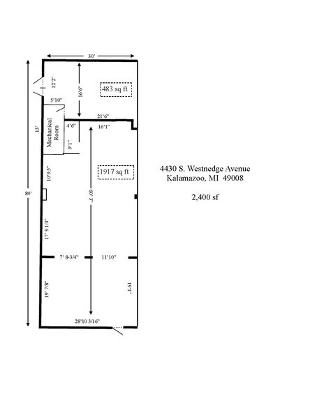 4412-5431 S Westnedge Ave, Kalamazoo, MI à louer - Photo du bâtiment - Image 3 de 5