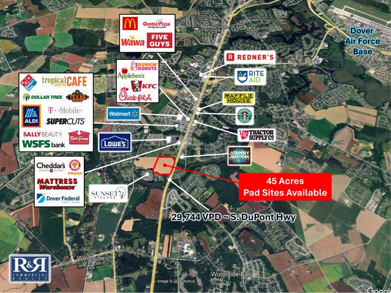 S DuPont Hwy, Dover, DE à louer - Aérien - Image 2 de 3