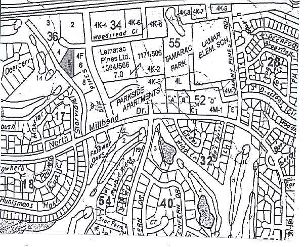 1733 Woodstead Ct, The Woodlands, TX à louer - Plan cadastral - Image 2 de 11