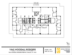 1845 Woodall Rodgers Fwy, Dallas, TX à louer Plan d  tage- Image 1 de 1