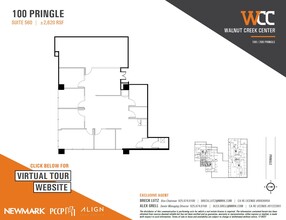 100 Pringle Ave, Walnut Creek, CA for lease Floor Plan- Image 1 of 1