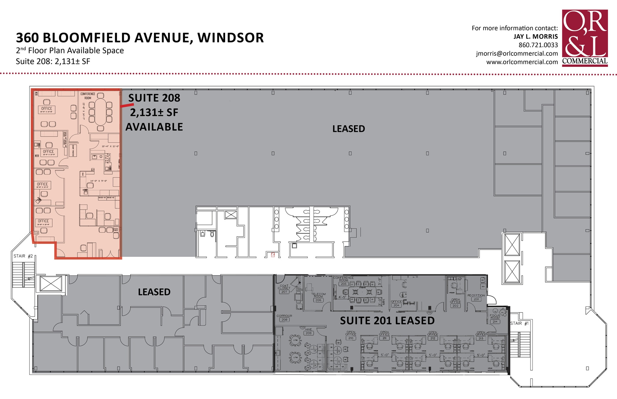 360 Bloomfield Ave, Windsor, CT à louer Plan d’étage- Image 1 de 1