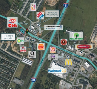 More details for 1255 T J Jackson Drive, Hedgesville, WV - Land for Sale