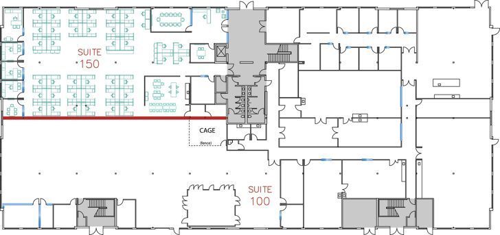 4790 Eastgate Mall, San Diego, CA for lease Floor Plan- Image 1 of 1