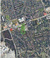 1306 W Whitestone Blvd, Cedar Park, TX - AERIAL map view - Image1