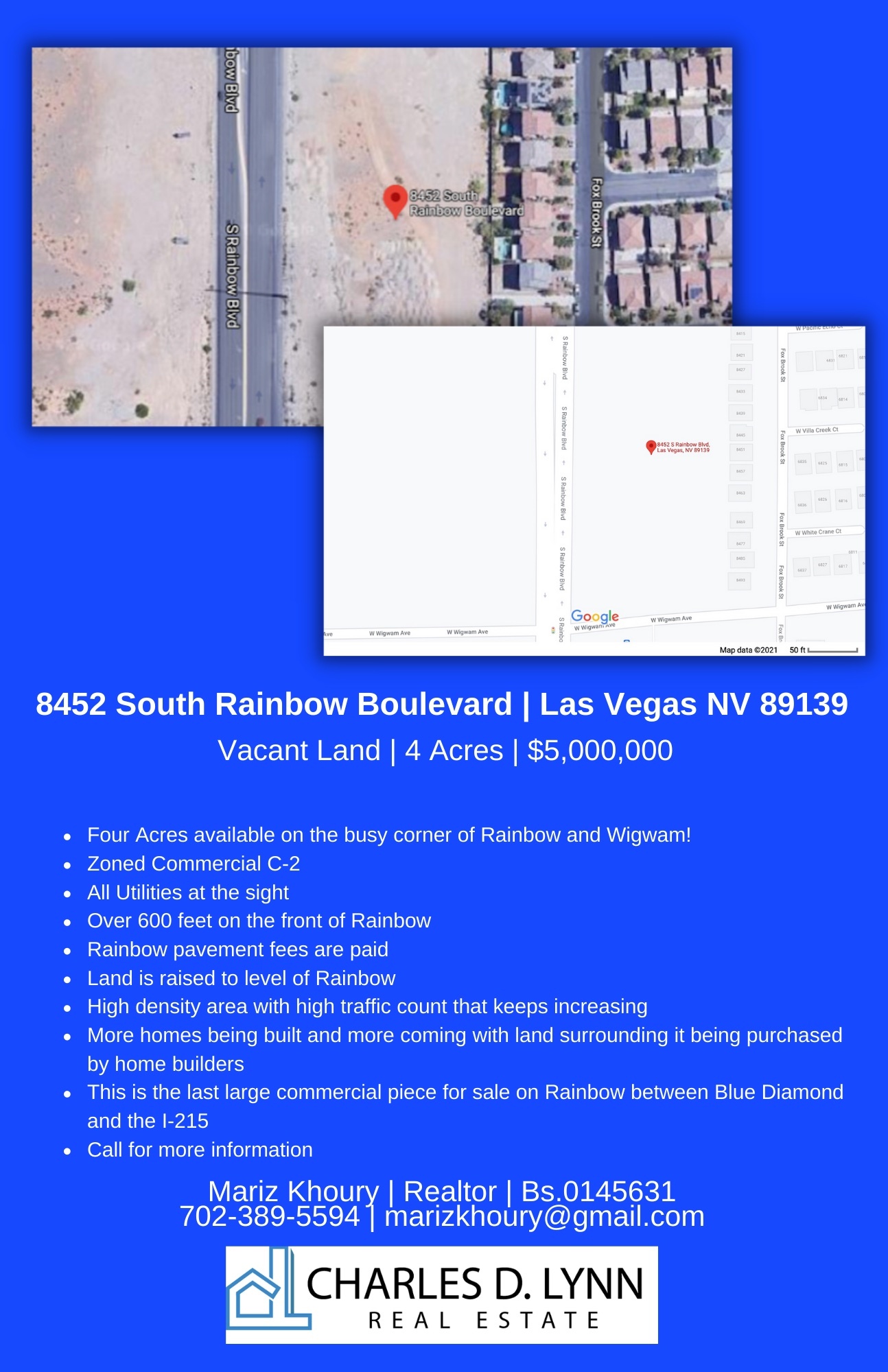 8452 S Rainbow Blvd, Enterprise, NV à vendre Aérien- Image 1 de 1