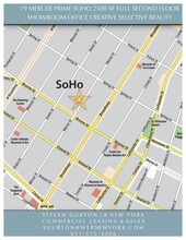 79 Mercer St, New York, NY à louer Plan de site- Image 1 de 2